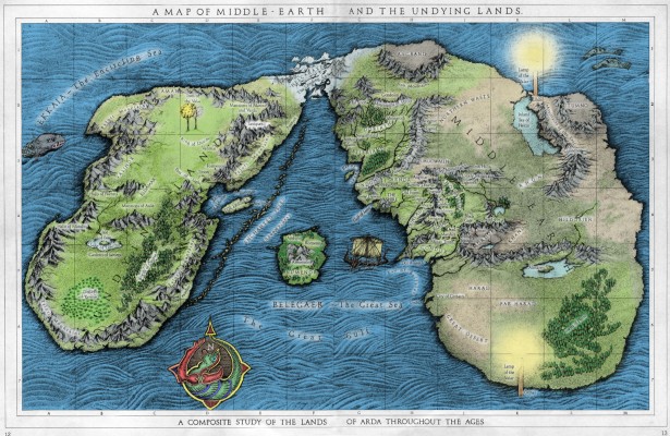 A_Map_of_Middle-earth_and_the_Undying_Lands_color