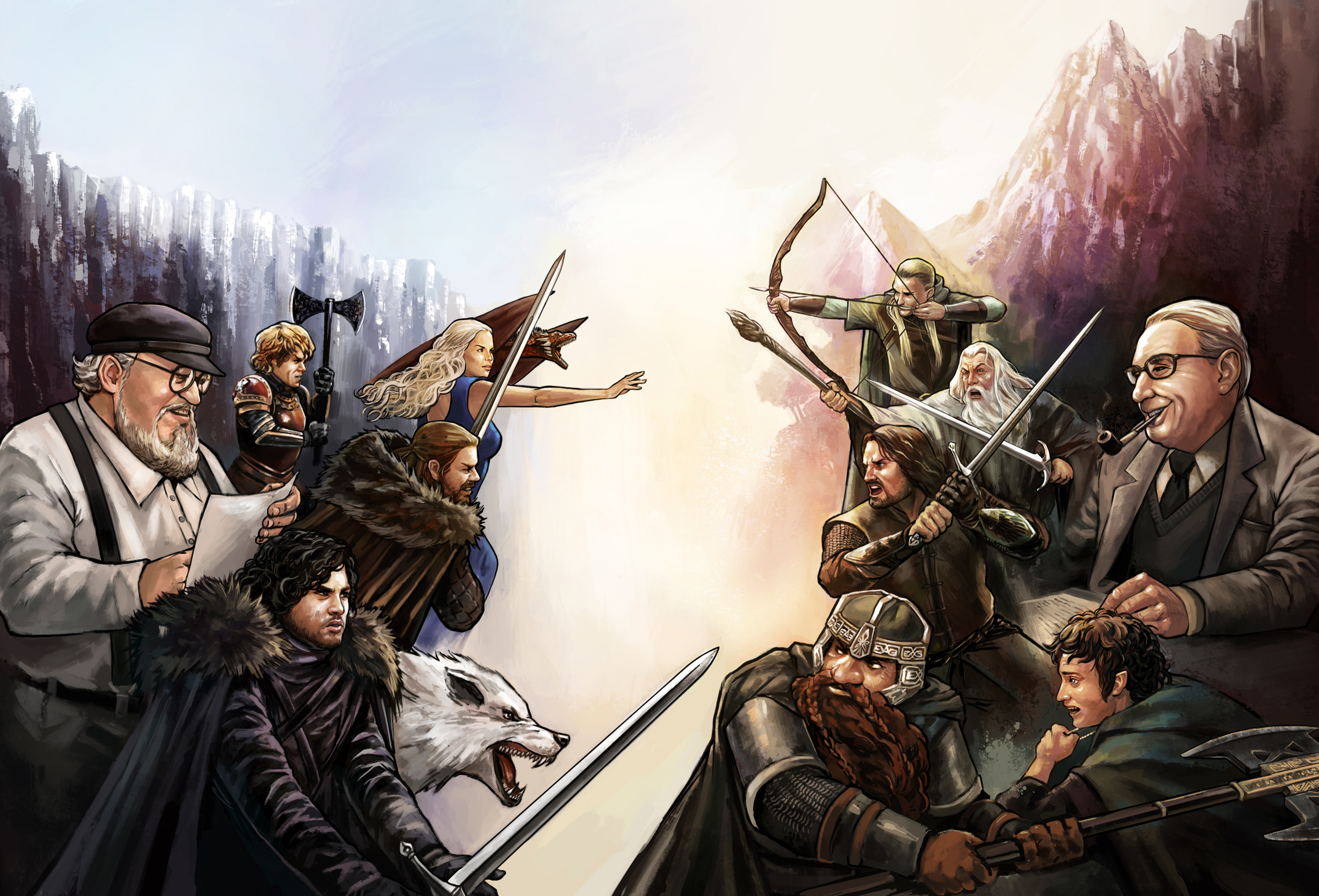 duel_game_of_thrones_x_lord_of_the_rings_by_murilo_araujo-d7gtmxi