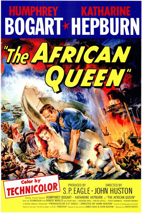 The African Queen (póster) - John Huston