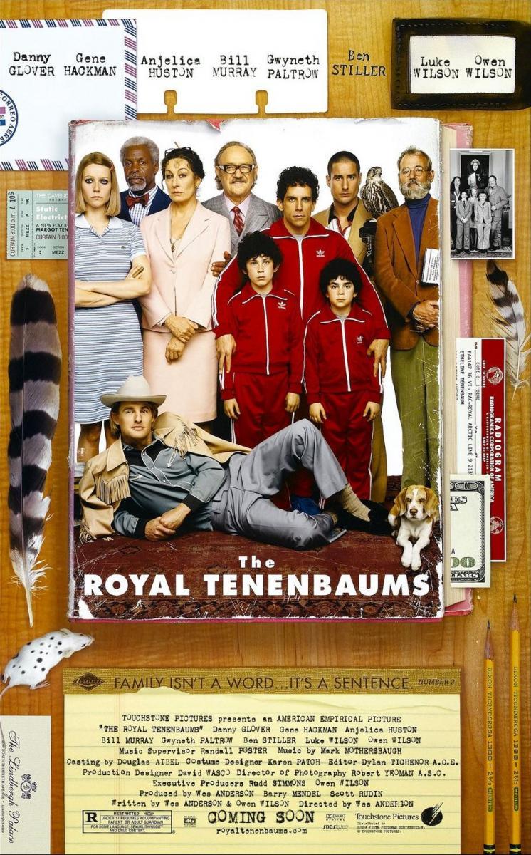The Royal Tenenbaums (póster) - Wes Anderson