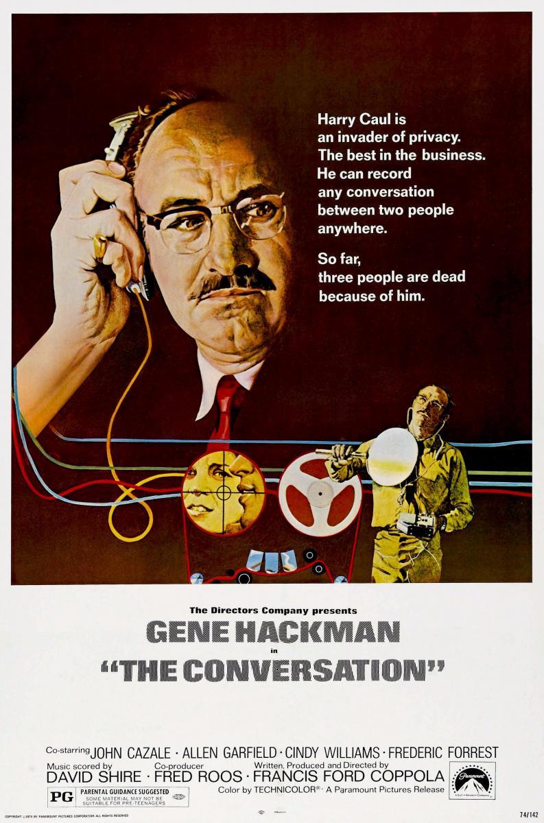 The Conversation (póster) - Gene Hackman