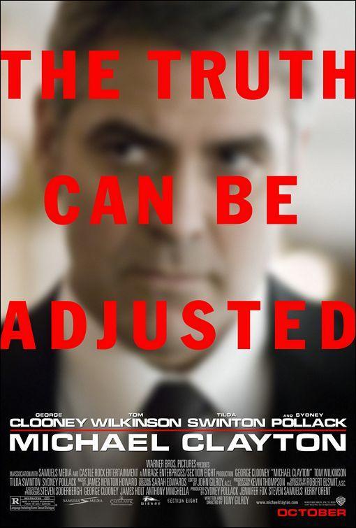 The Truth Can Be Adjusted (póster) - George Clooney