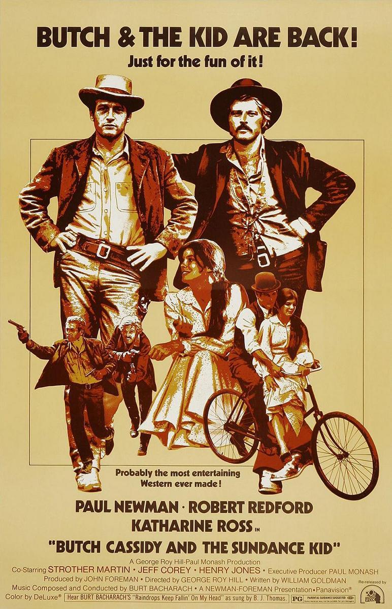 Butch Cassidy and the Sundance Kid (póster) - Robert Redford